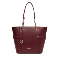 Torebka Nine West. Czerwone torebki do ręki damskie Nine West, bez wzorów, bez dodatków. Za 249.99 zł.
