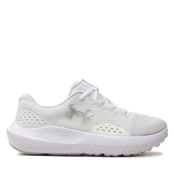 Buty do biegania Under Armour. Białe obuwie sportowe damskie Under Armour, bez wzorów, do biegania. Za 199.99 zł.