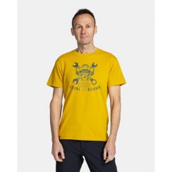 Męski bawełniany t-shirt Kilpi SKULLY-M. Szare koszulki sportowe męskie Kilpi, m, bez wzorów, z bawełny, sportowe, bez kołnierzyka. Za 75.03 zł.