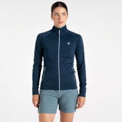 Bluza damska Dare 2B Emerging Core. Niebieskie bluzy damskie Dare 2b, m, bez wzorów, z elastanu, bez kaptura. Za 99.99 zł.