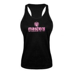 Tank Top Damski Basic. Czarne koszulki sportowe damskie Masters, bez wzorów, sportowe, bez kołnierzyka. Za 110.99 zł.