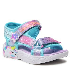 Sandały Skechers. Sandały dziewczęce Skechers, bez zapięcia. Za 229.99 zł.