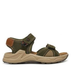 Sandały Primigi. Brązowe sandały chłopięce Primigi, bez zapięcia. Za 159.99 zł.