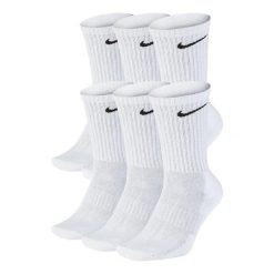 Nike Everyday Cushioned biały. Białe skarpety męskie Nike, bez wzorów. Za 99.99 zł.