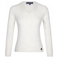 Paul Parker Sweter Damski L Biały. Białe swetry damskie marki Paul Parker, z wełny. Za 159.00 zł.