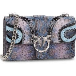 Torebka PINKO - Love Exotics Tracolla AI 18-19 PLTT 1P217N Y511 Light Blue E82. Niebieskie torebki do ręki damskie Pinko, ze skóry. Za 1,599.00 zł.