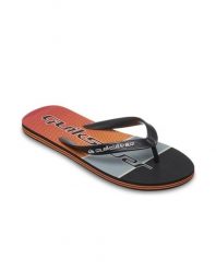 Klapki dla Mężczyzn MOLOKAI STRIPE Czarny. Czarne klapki męskie Quiksilver, z gumy. Za 94.99 zł.