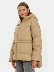 Guess Kurtka zimowa Marika W4BL99 WG0V0 Beżowy Regular Fit. Brązowe kurtki damskie Guess, na zimę, xl, z aplikacjami, z syntetyku, bez kaptura. Za 589.99 zł.