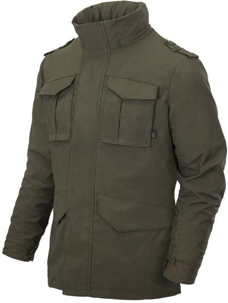 Kurtka męska Helikon-Tex Kurtka Covert M-65® - Taiga Green. Zielone kurtki męskie HELIKON-TEX, m, bez wzorów, bez kaptura. Za 433.11 zł.