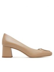 Aigner Półbuty Grazia 25D 1251140 Brązowy. Brązowe półbuty damskie Aigner, bez wzorów, ze skóry, bez obcasa, na obcasie, bez zapięcia. Za 829.99 zł.