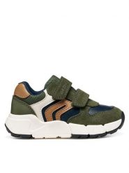 Geox Sneakersy B Flexyper Mini Boy B656GC 05422 CB36N S Zielony. Zielone buty sportowe chłopięce Geox, bez wzorów, ze skóry, bez zapięcia. Za 269.99 zł.