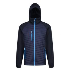 Męska Pikowana Kurtka Hybrydowa Navigate. Niebieskie kurtki sportowe męskie Regatta, l, bez wzorów, z puchu, trekkingowe. Za 178.99 zł.