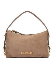 LOVE MOSCHINO Torebka JC4091PP1PLD110A Beżowy. Brązowe torebki do ręki damskie Love Moschino, bez wzorów, ze skóry, bez dodatków. Za 879.99 zł.