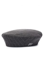 KARL LAGERFELD Beret B3W33025 Szary ciemny. Szare czapki i kapelusze damskie KARL LAGERFELD, na zimę, bez wzorów, z poliesteru. Za 429.99 zł.