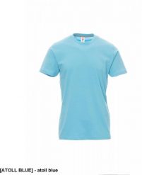 PAYPER T-shirt męski koszulka BAWEŁNA ELASTYCZNA komfort podczas intensywnych ćwiczeń 100% bawełna g/m biały zielony atoll blue XL. Białe t-shirty męskie PAYPER, m, bez wzorów, z bawełny, bez kołnierzyka. Za 42.40 zł.