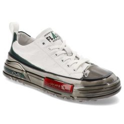 Białe Sneakersy John Doubare Sportowe Obuwie Męskie Premium. Białe półbuty na co dzień męskie John Doubare, z materiału, klasyczne, bez zapięcia. Za 729.00 zł.