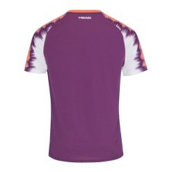 T-shirt męski TOPSPIN. Fioletowe t-shirty męskie Head, l, bez wzorów, z poliesteru, sportowe, bez kołnierzyka. Za 203.00 zł.
