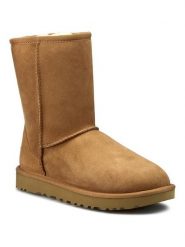 Ugg Śniegowce W Classic Short II 1016223 Brązowy. Brązowe kozaki damskie UGG, ze skóry. Za 749.99 zł.