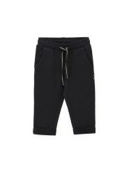 Original Marines Spodnie materiałowe B614NFADC Czarny Regular Fit. Czarne spodnie materiałowe dla dziewczynek Original Marines, bez wzorów, z bawełny. Za 59.99 zł.