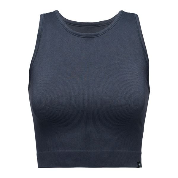 Damski tank top Black Diamond Seamless Rib. Brązowe koszulki sportowe damskie Black Diamond, bez wzorów, sportowe, bez kołnierzyka. Za 241.50 zł.