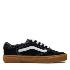 Tenisówki Vans. Czarne trampki i tenisówki damskie Vans, bez wzorów, bez zapięcia. Za 219.99 zł.