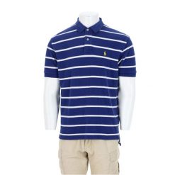 Second life - Koszulka Ralph Lauren męska z krótkim rękawem - Stan bardzo dobry. Niebieskie koszulki polo męskie Ralph Lauren, l, bez wzorów, z materiału, eleganckie, bez ramiączek. Za 114.98 zł.