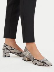 Lasocki Czółenka CEO-WS1328-01 Szary. Szare czółenka damskie Lasocki, bez wzorów, ze skóry, bez obcasa, bez zapięcia. Za 229.99 zł.
