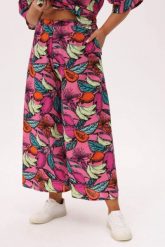 Różowe spódnico - spodnie Tropica Owocowa Fiesta PLUS SIZE XXL OVERSIZE. Czerwone spodnie materiałowe damskie Moda Size Plus Iwanek, l, bez wzorów, z bawełny. Za 229.90 zł.