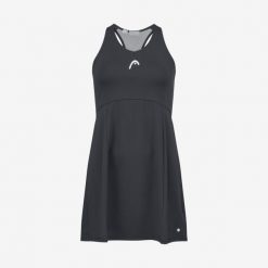 Sukienka ze spodenkami do tenisa SPIRIT. Czarne sukienki damskie Head, s, bez wzorów, sportowe, bez kołnierzyka, bez ramiączek, sportowe. W wyprzedaży za 294.00 zł.