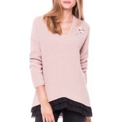 Sweter z wełną i kaszmirem L'AF MINAI. Swetry damskie L’AF. W wyprzedaży za 298.00 zł.