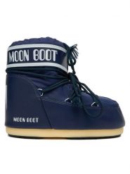 Moon Boot Śniegowce 80D1409340 Niebieski. Niebieskie śniegowce i trapery damskie Moon Boot, ze skóry. Za 759.99 zł.