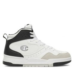 Sneakersy Champion. Białe półbuty chłopięce Champion, bez wzorów, bez zapięcia. Za 175.99 zł.