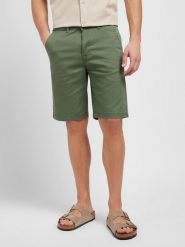 LEE MĘSKIE SZORTY MATERIAŁOWE LEE REGULAR CHINO SHORT OLIVE GROVE 112351272. Zielone szorty męskie Lee, m, bez wzorów, z materiału. Za 159.99 zł.
