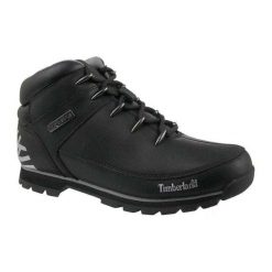 Męskie Skórzane Buty Euro Sprint Hiker. Czarne trekkingi męskie Timberland, na zimę, do biegania. Za 599.99 zł.