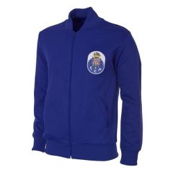 Kurtka/bluza retro piłkarska dla dorosłych - FC Porto 1983-84 - Niebieska. Niebieskie kurtki męskie COPA FOOTBALL, m, bez wzorów, retro, bez kaptura. Za 422.80 zł.