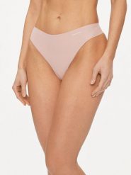 Calvin Klein Underwear Stringi 000QD5103E Różowy. Czerwone stringi damskie Calvin Klein Underwear, l, bez wzorów, z bawełny. Za 89.99 zł.