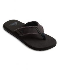 Klapki japonki męskie Quiksilver Monkey. Czarne klapki męskie Quiksilver, z materiału. Za 109.99 zł.