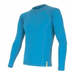 Sensor Koszulka Termoatywna Z Długim Rękawem Merino Df M Blue L. Niebieskie koszulki sportowe męskie Sensor, z materiału, z długim rękawem. Za 215.00 zł.
