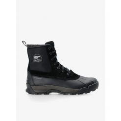 Buty zimowe męskie Sorel Buxton Lite Boot WP. Czarne trekkingi męskie Sorel, na zimę, trekkingowe. Za 496.99 zł.