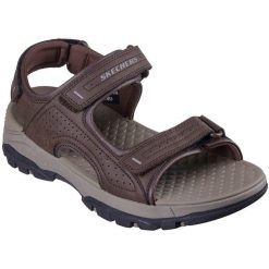 Sandały męskie Skechers Tresmen Garo. Brązowe sandały męskie Skechers, trekkingowe. Za 390.00 zł.