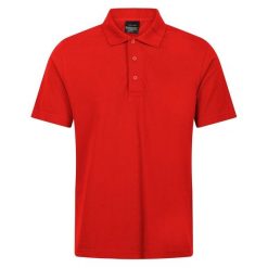Koszulka Polo Męska Z Krótkim Rękawem. Czerwone koszulki polo męskie Regatta, l, bez wzorów, bez ramiączek. Za 61.99 zł.