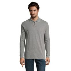 Koszulka Polo Z Długim Rękawem Unisex Star Plain Dla Dorosłych. Szare koszulki sportowe damskie SOL'S, m, bez wzorów, bez kołnierzyka, bez ramiączek. Za 94.99 zł.