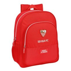 Plecak szkolny Sevilla Fútbol Club Czerwony. Czerwone torby i plecaki dziecięce safta, z poliesteru. Za 161.60 zł.