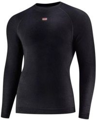 Brubeck Bluza LS1733M Merino Wool męska : Kolor - Czarny, Rozmiar - XL. Czarne bluzy męskie Brubeck, m, bez wzorów, bez kaptura. Za 275.42 zł.