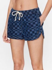 Roxy Szorty jeansowe New Impossible ERJDS03300 Granatowy Regular Fit. Niebieskie szorty damskie Roxy, s, bez wzorów, z bawełny. Za 249.99 zł.