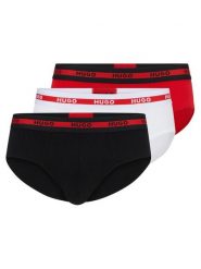 HUGO Komplet slipów 50492378 Kolorowy. Slipki męskie Hugo, m, bez wzorów, z bawełny. Za 129.99 zł.