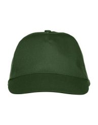 Clique Texas Cap czapka 5-panelowy twill bawełna – bottle green. Zielone czapki i kapelusze męskie CLIQUE, bez wzorów, z bawełny. Za 77.96 zł.