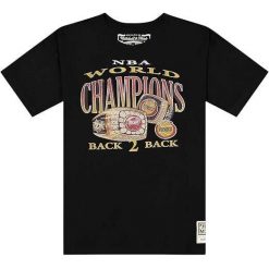 Koszulka Houston Rockets. Czarne koszulki sportowe męskie Mitchell & Ness, bez wzorów, bez kołnierzyka, bez ramiączek, do koszykówki. Za 218.50 zł.