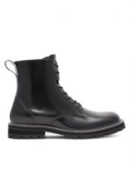 Badura Kozaki DEXTER-03 123AM Czarny. Czarne kozaki męskie Badura, ze skóry. Za 399.99 zł.