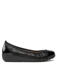 Caprice Baleriny 9-22103-41 Czarny. Czarne baleriny damskie Caprice, bez wzorów, ze skóry, bez obcasa. Za 195.99 zł.